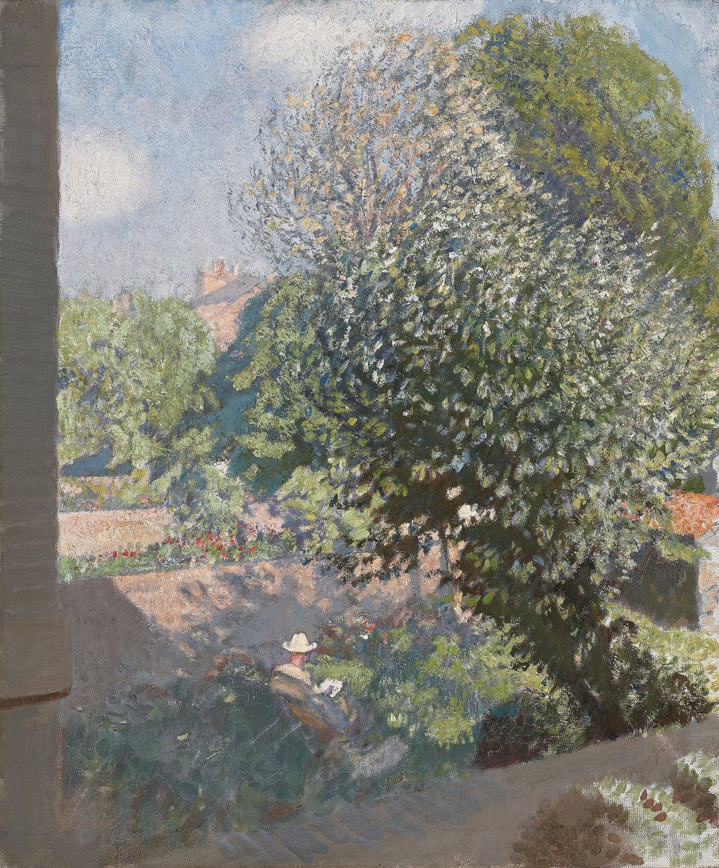 Un angolo ombreggiato da George Clausen