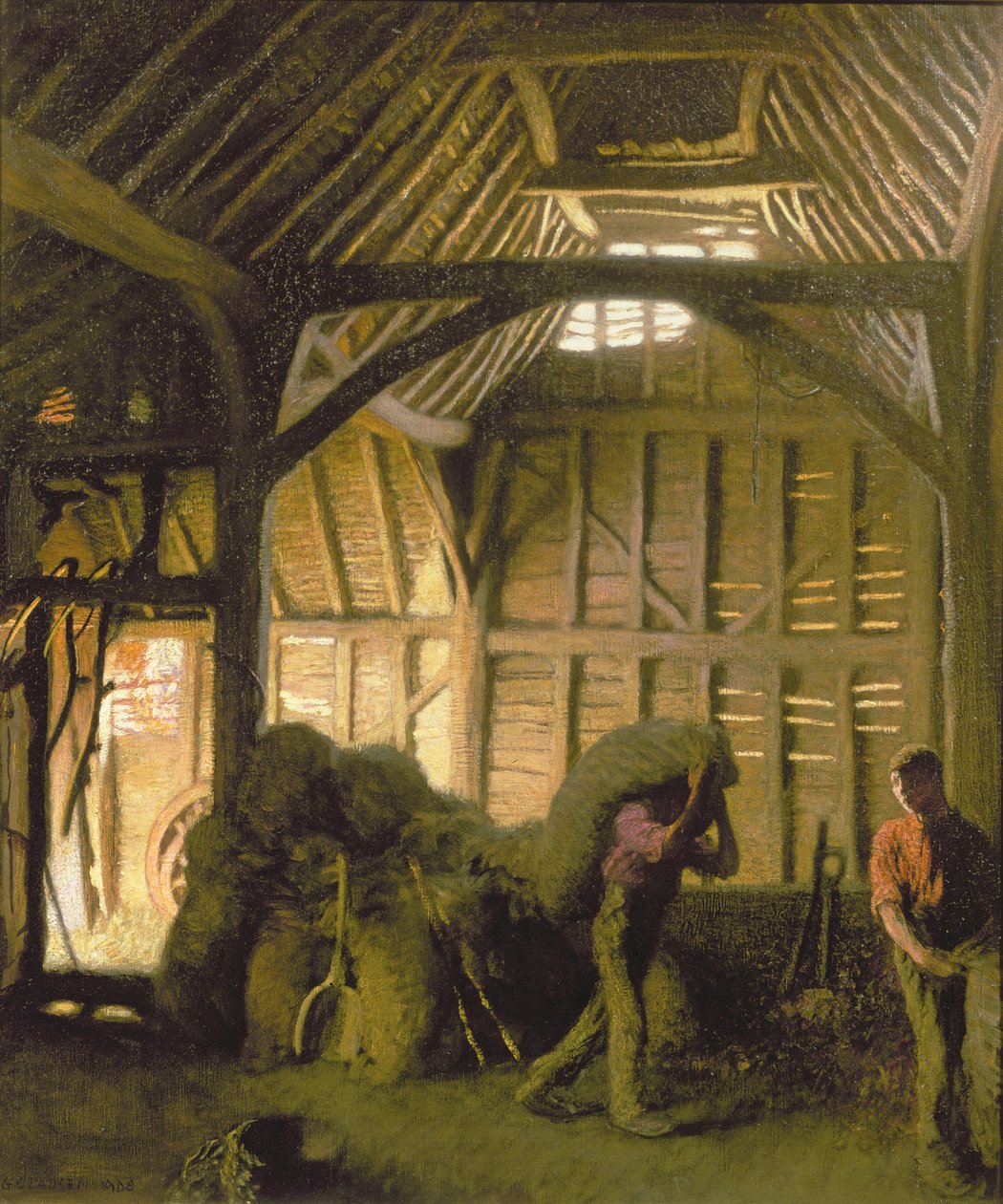 Un Antico Fienile da George Clausen