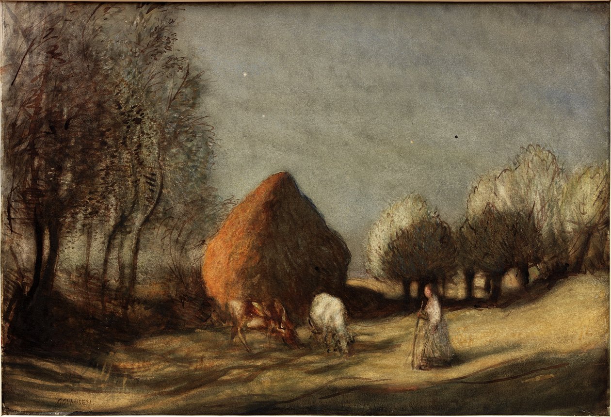 Campo di fieno, Widdington da George Clausen