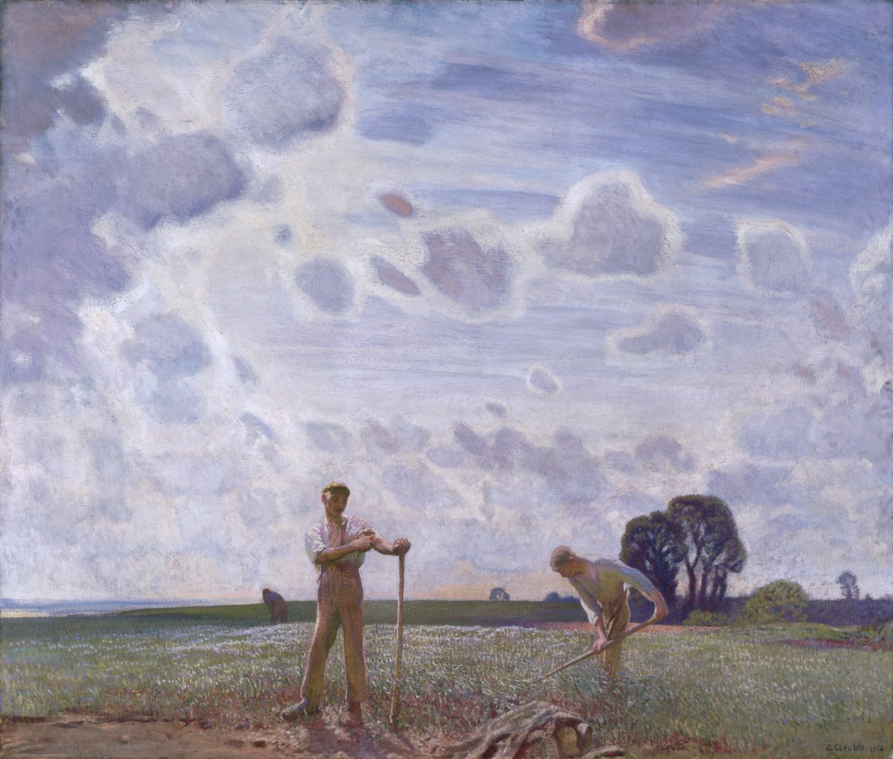 Nei campi a giugno, 1914 da George Clausen