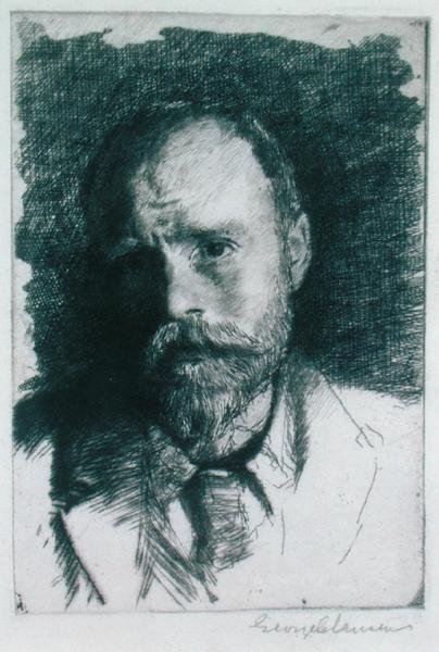 Autoritratto, c.1895 da George Clausen