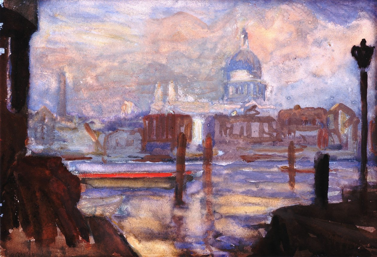 San Paolo a novembre da George Clausen