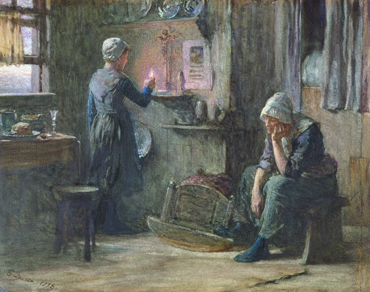 La fine della giornata, 1878 da George Clausen