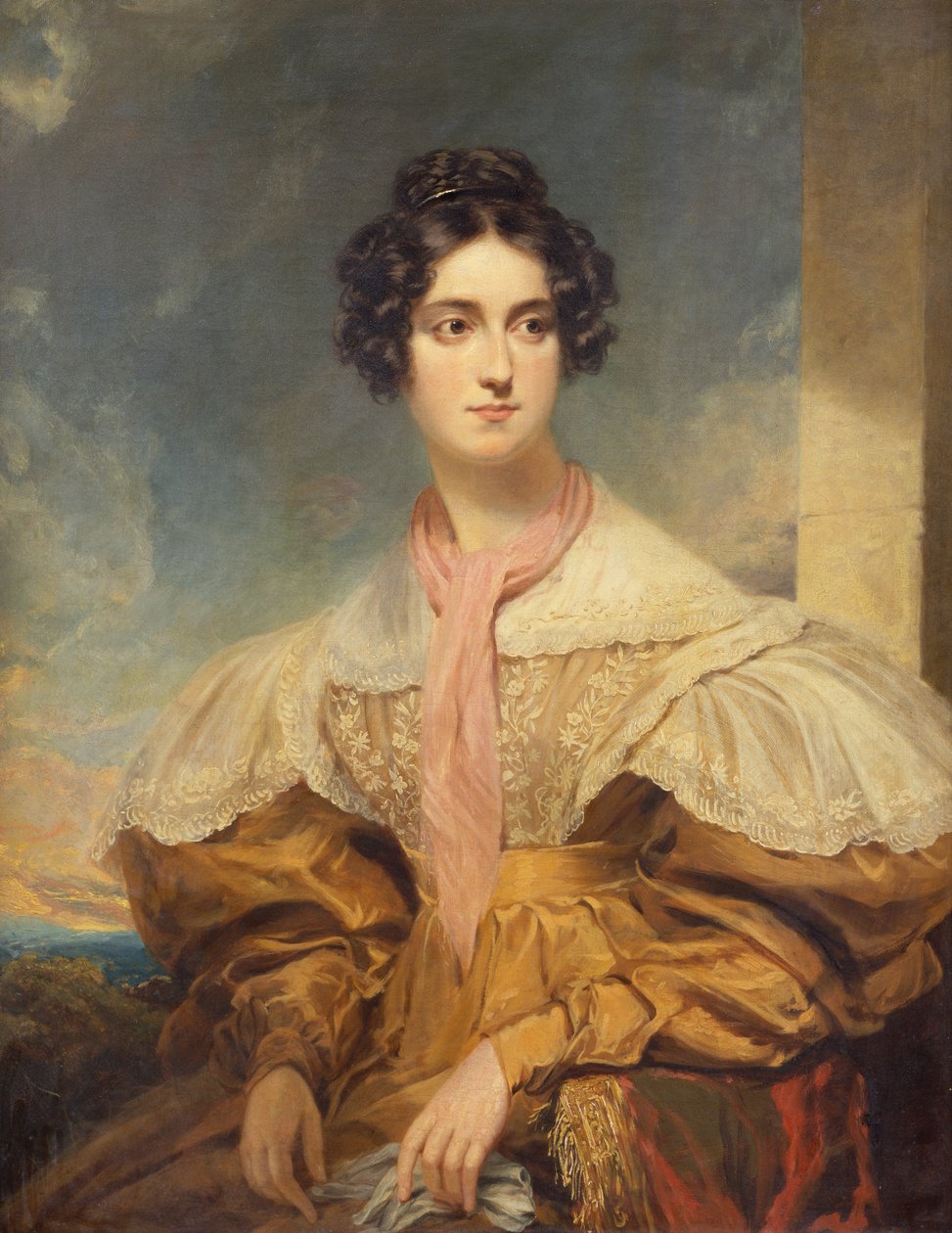 Ritratto di Lady Georgiana Clinton da George Clint