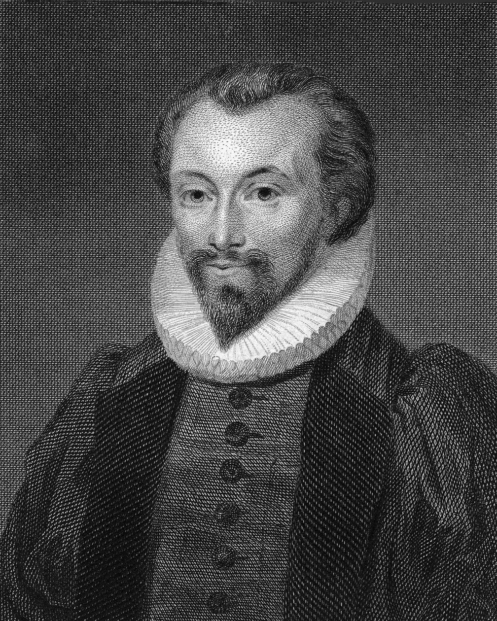 Ritratto del poeta John Donne 1572-1631 da George Clint