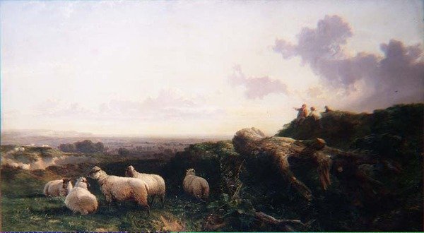 Sera sui South Downs da George Cole