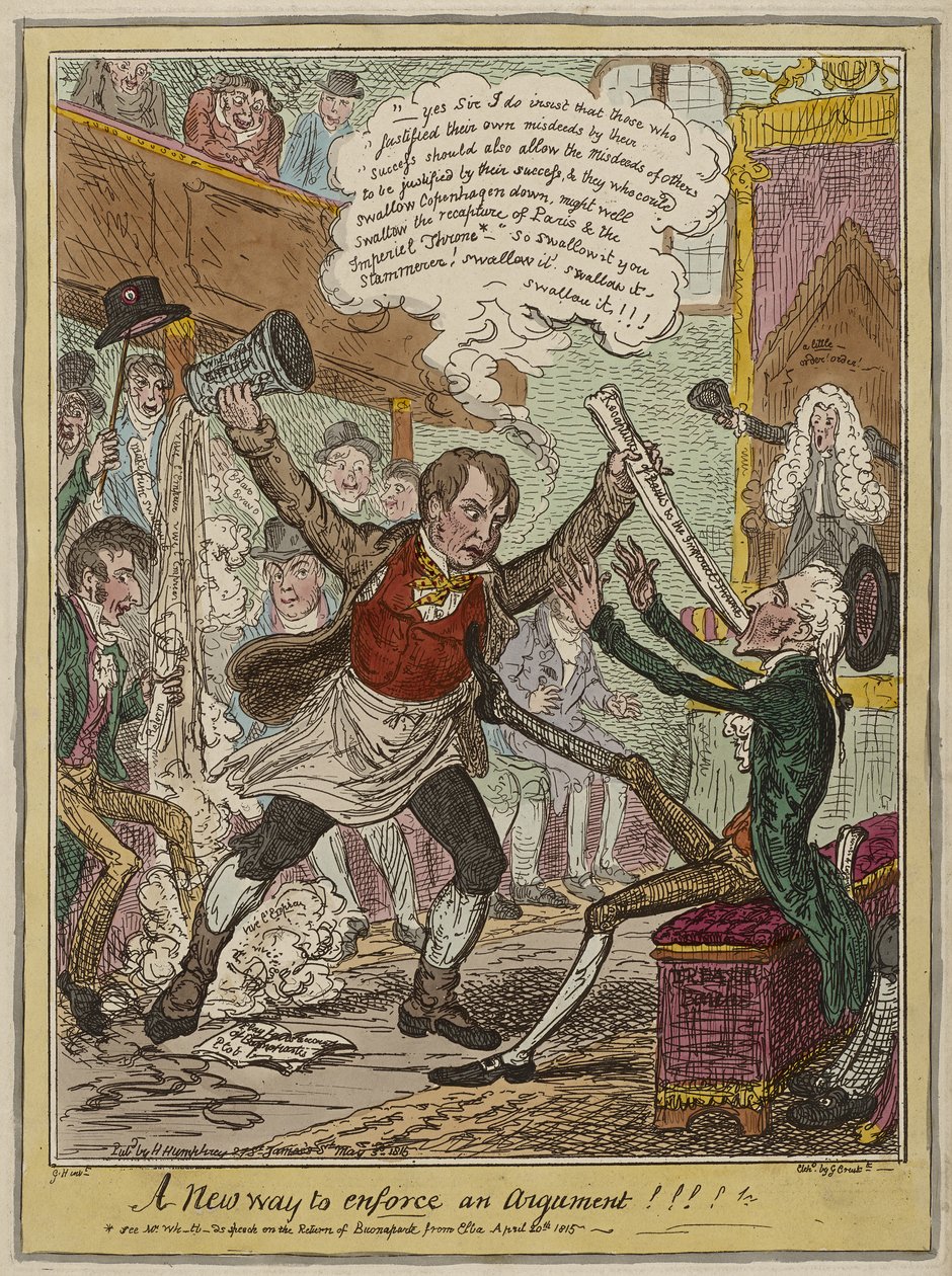 Un nuovo modo per far valere un argomento!!!!, pubblicato il 3 maggio da George Cruikshank