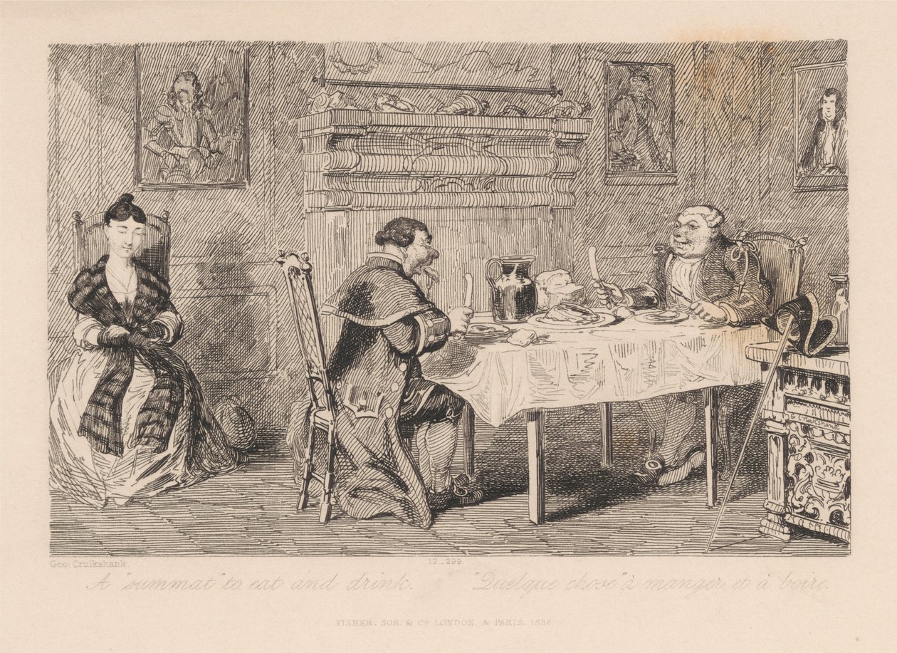 Qualcosa da mangiare e da bere da George Cruikshank