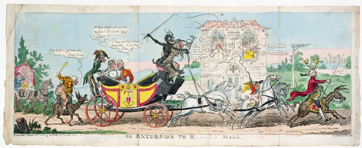 Una gita a R.... Hall da George Cruikshank