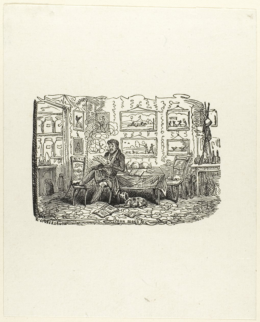 Aneddoti: La prova da George Cruikshank
