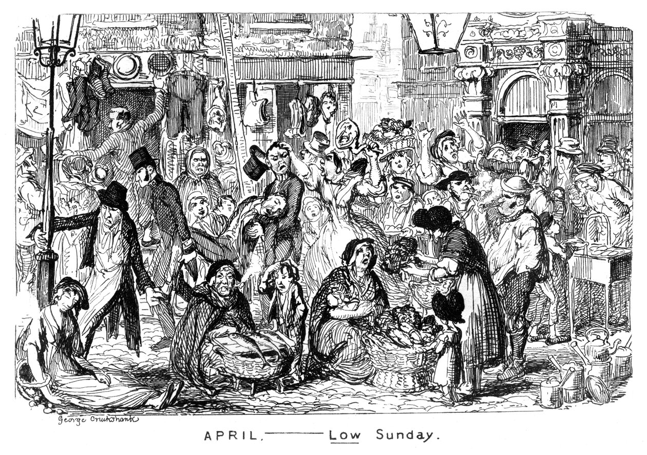 Aprile - Domenica Bassa da George Cruikshank