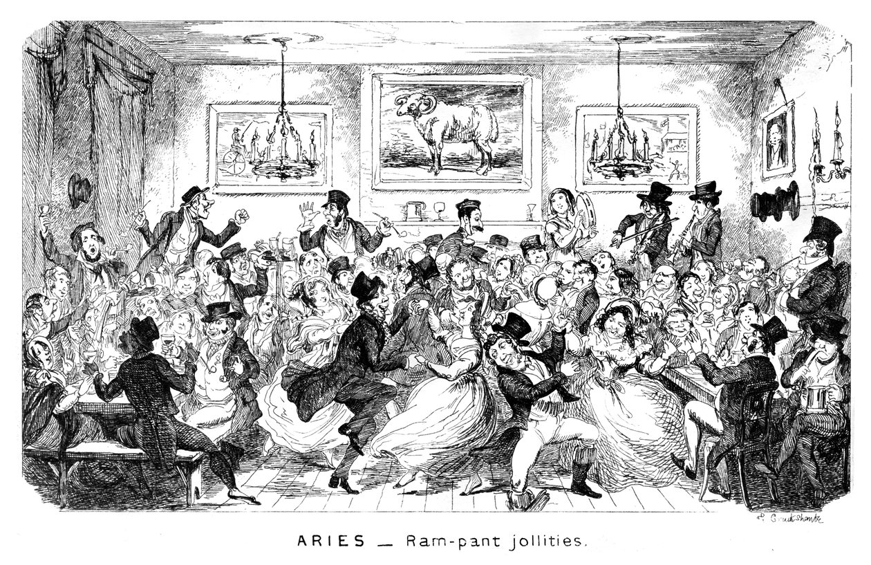 Ariete - Gioie rampanti, XIX secolo da George Cruikshank