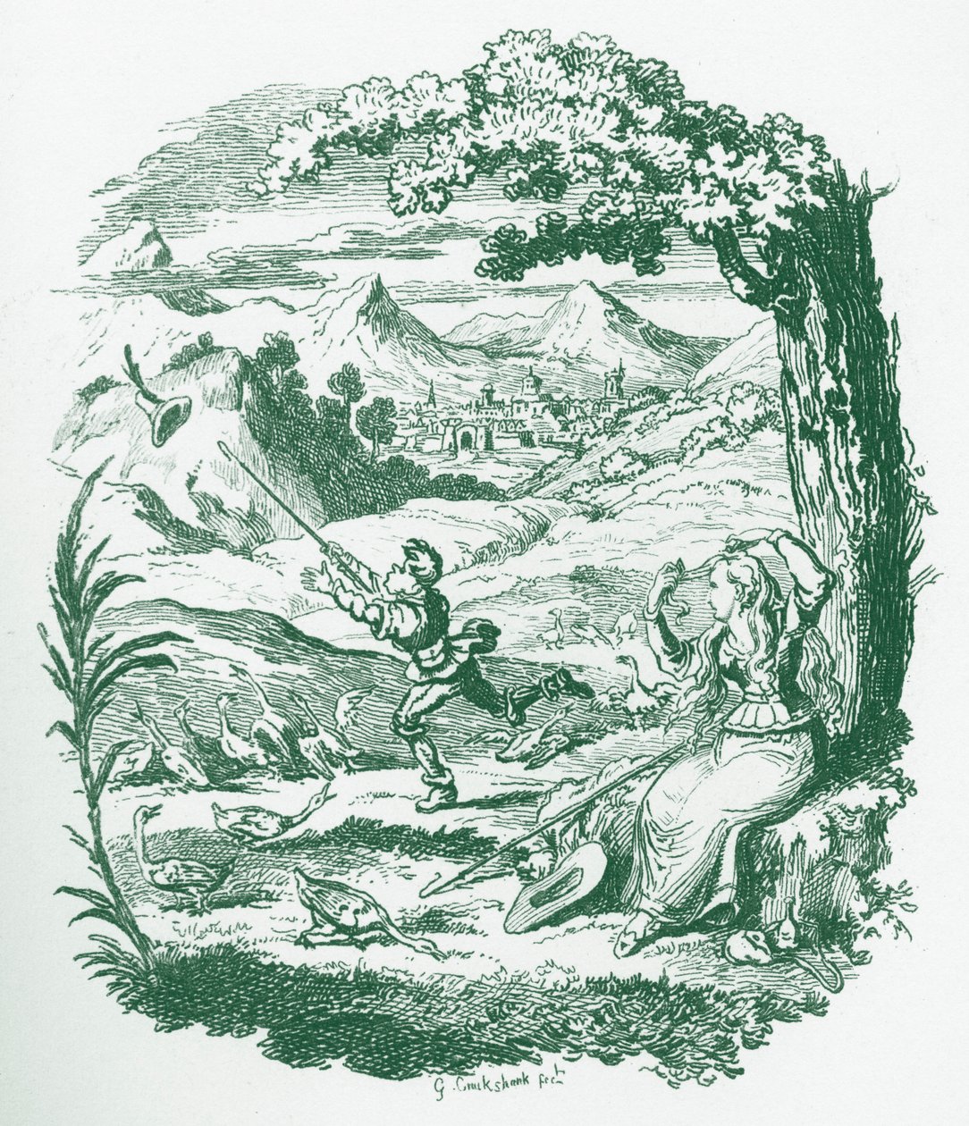 Fiabe dei fratelli Grimm da George Cruikshank