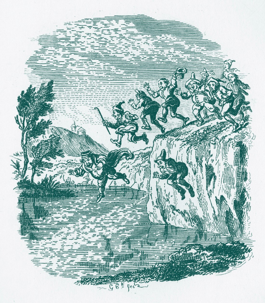 Fratelli Grimm per bambini da George Cruikshank