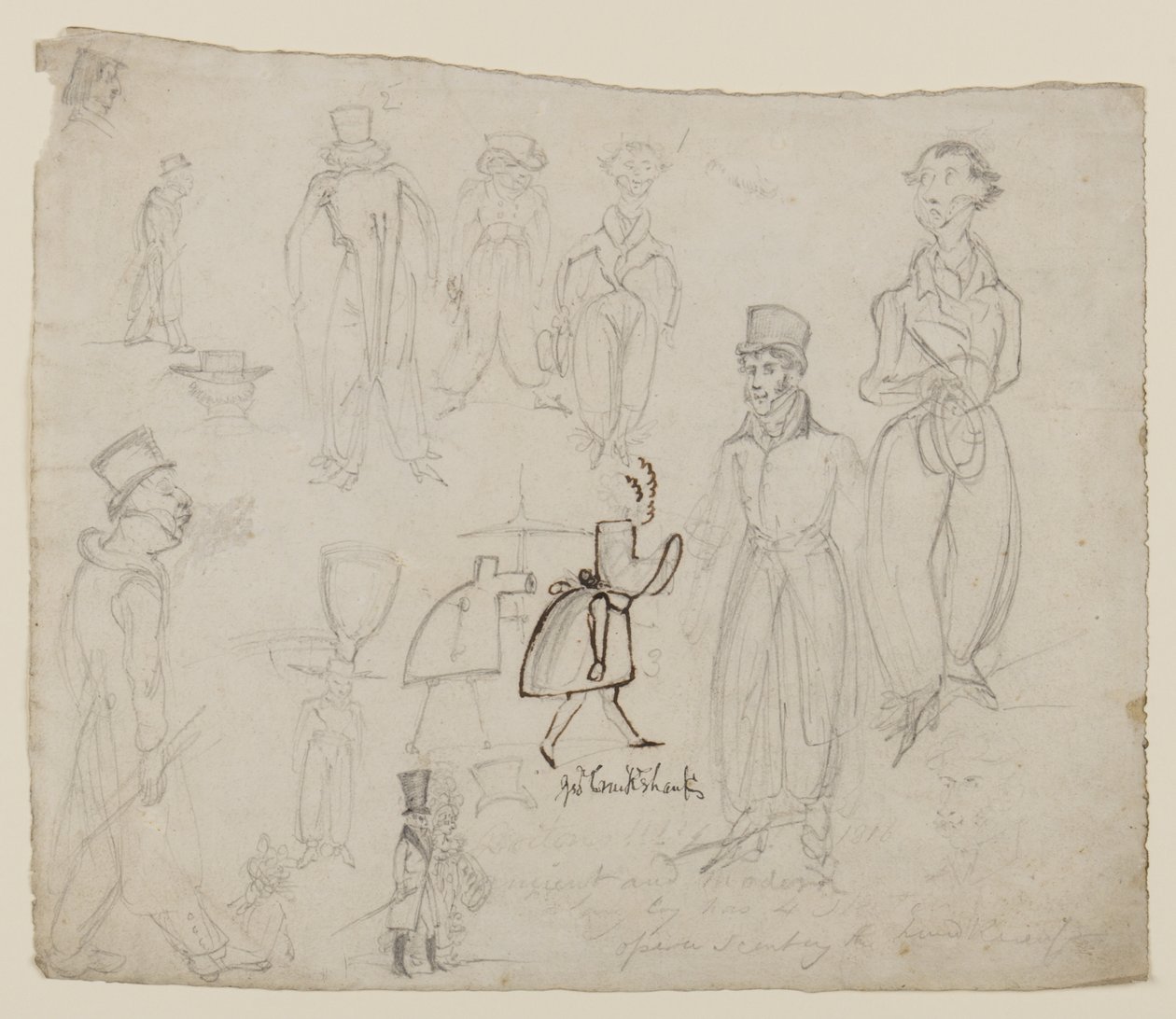 Studi di carattere da George Cruikshank