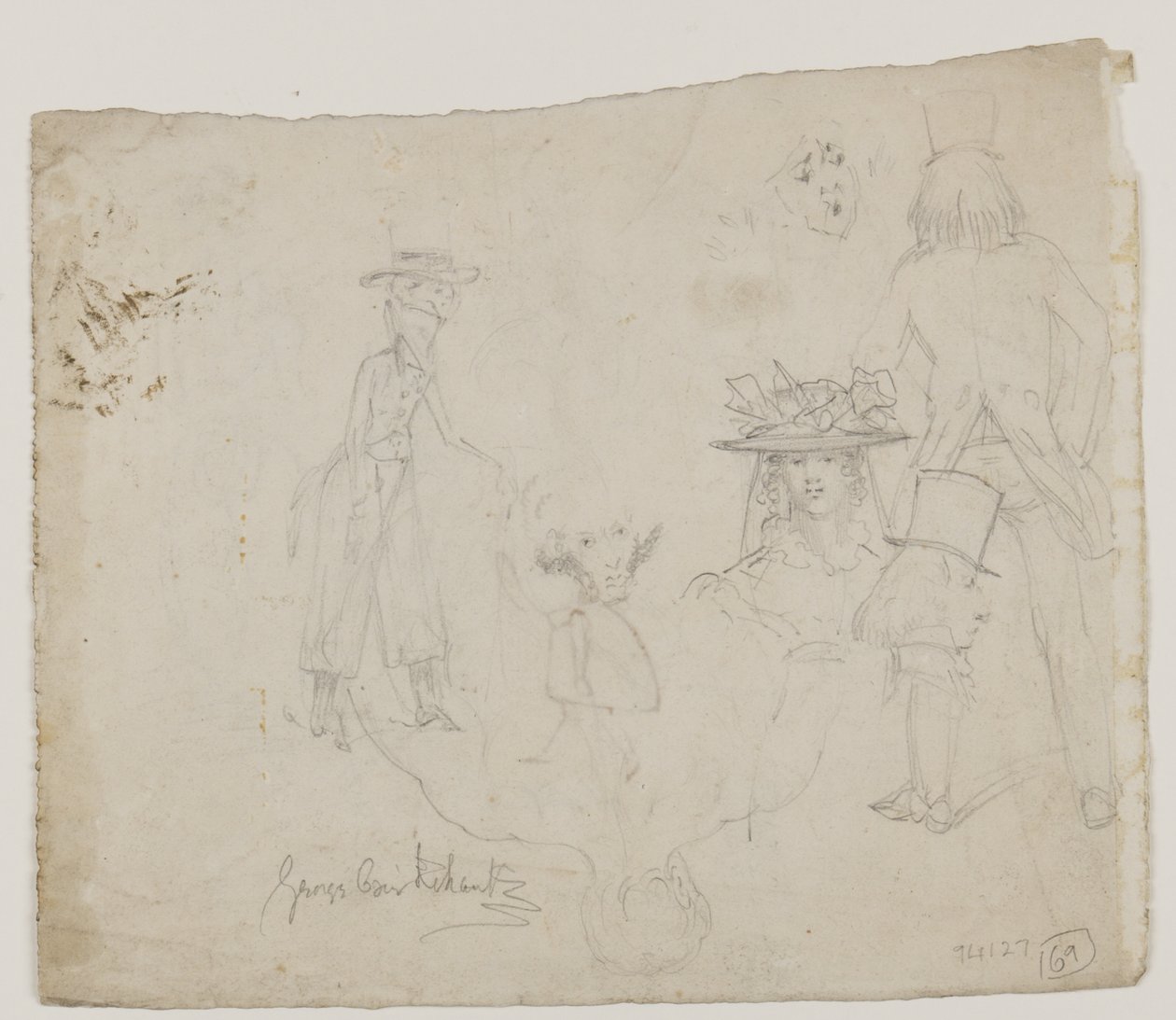 Studi di carattere da George Cruikshank