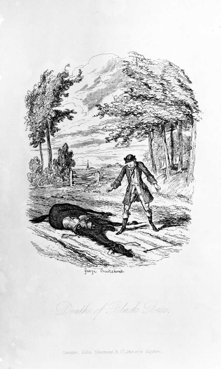 Morte di Black Bess, illustrazione da 
