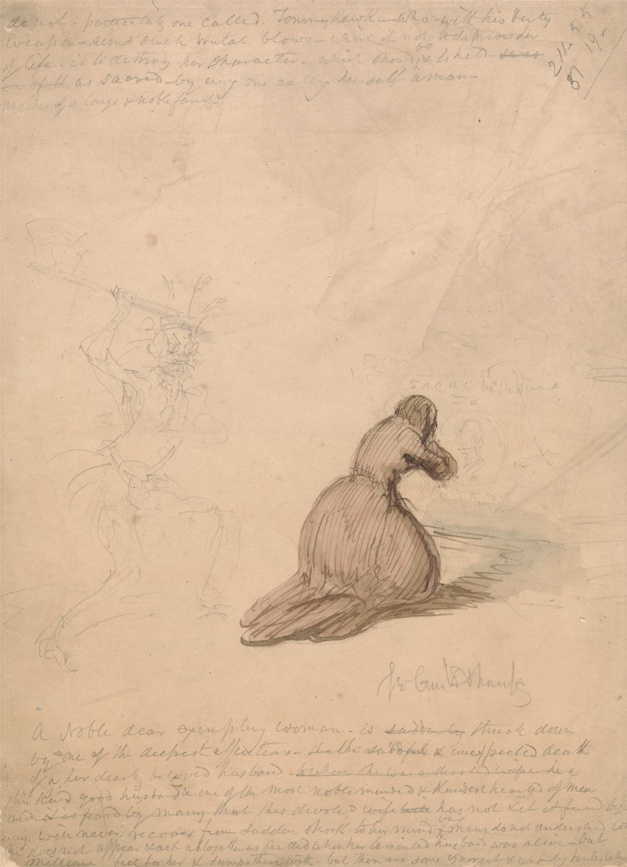 Moglie Devota da George Cruikshank