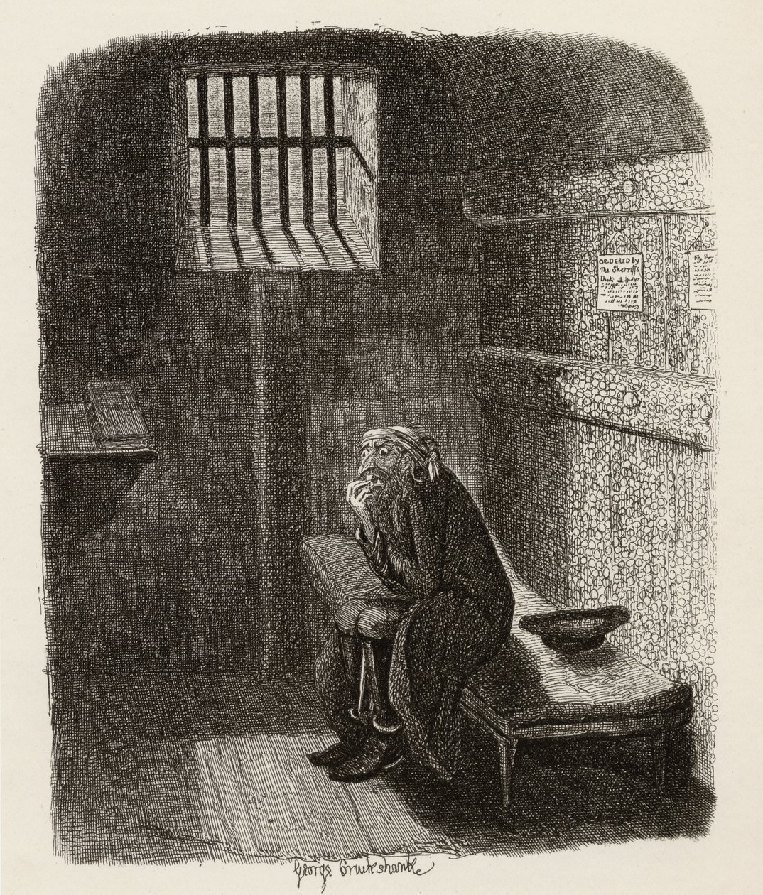Fagin nella cella dei condannati, da 