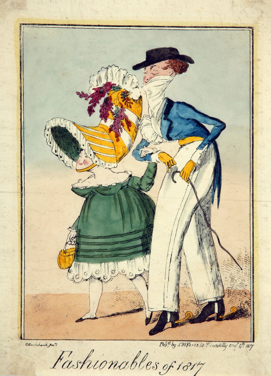 I modaioli del 1817 da George Cruikshank