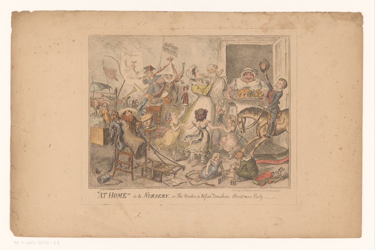 Festa nella stanza dei bambini da George Cruikshank