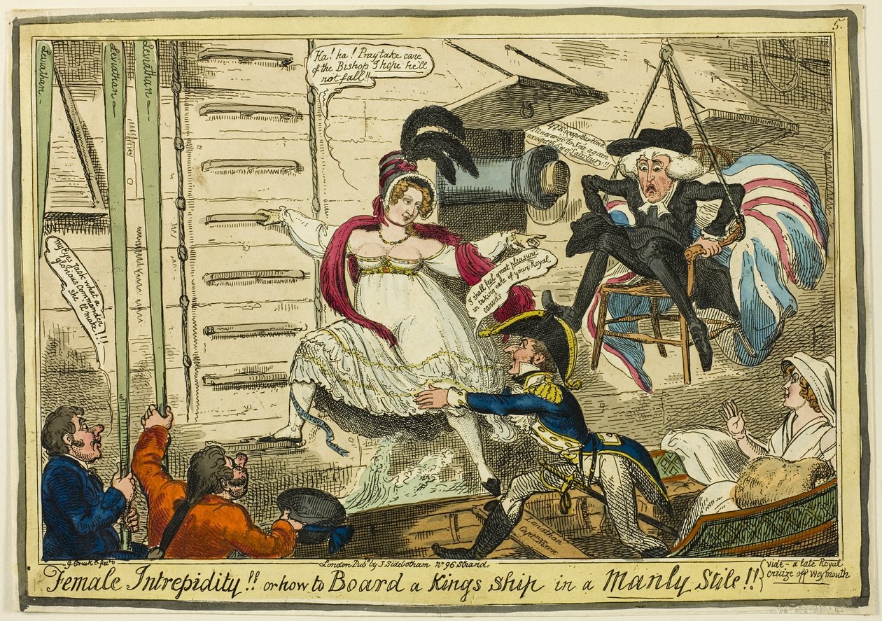Intrepidità femminile da George Cruikshank