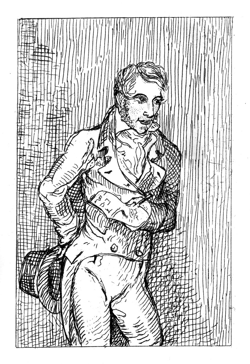 George Cruikshank 1792-1878, caricaturista e illustratore di libri inglese, 1811 da George Cruikshank