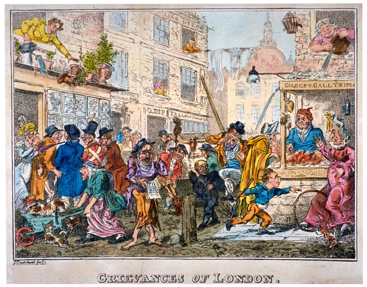 Lamentele di Londra da George Cruikshank