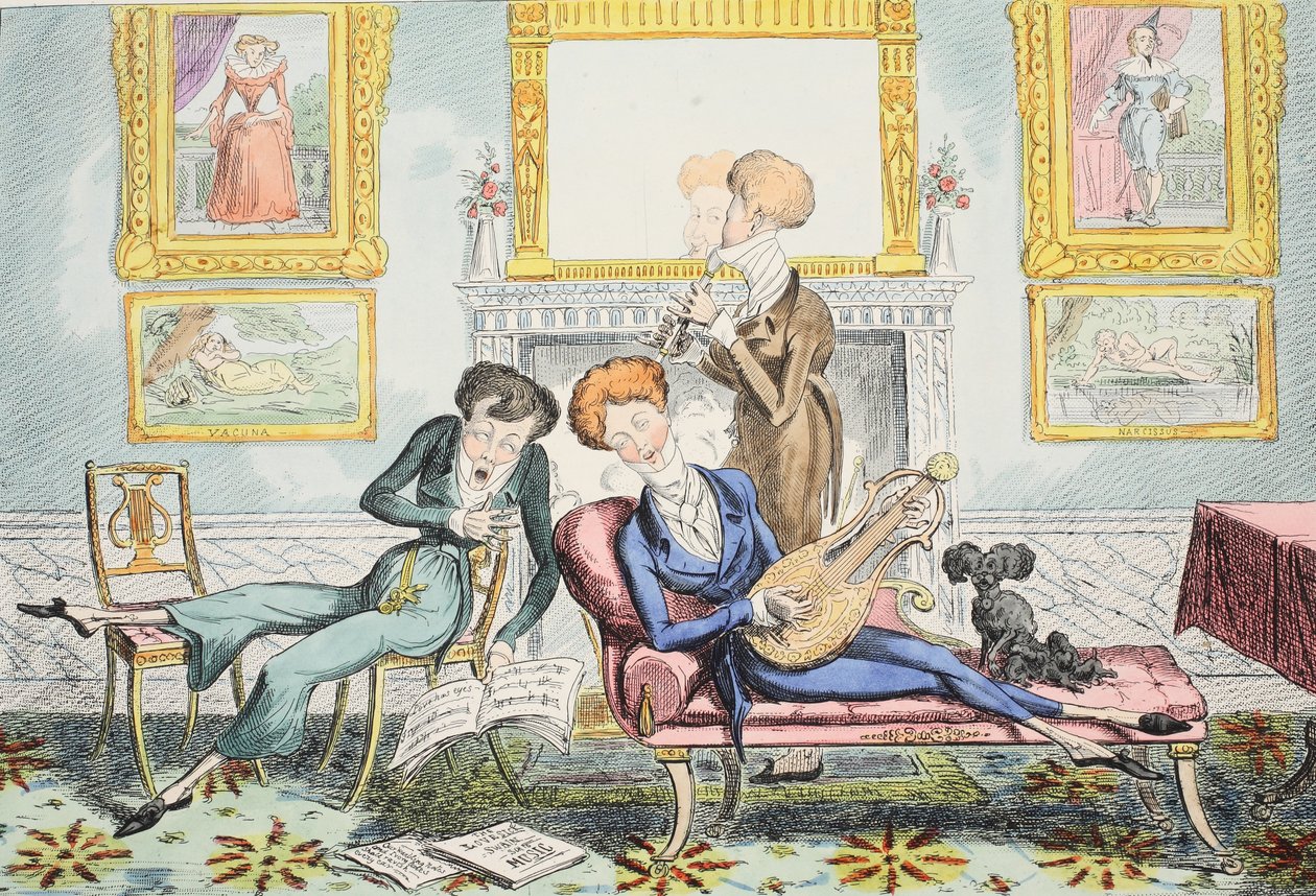 Colibrì o Un trio elegante da George Cruikshank