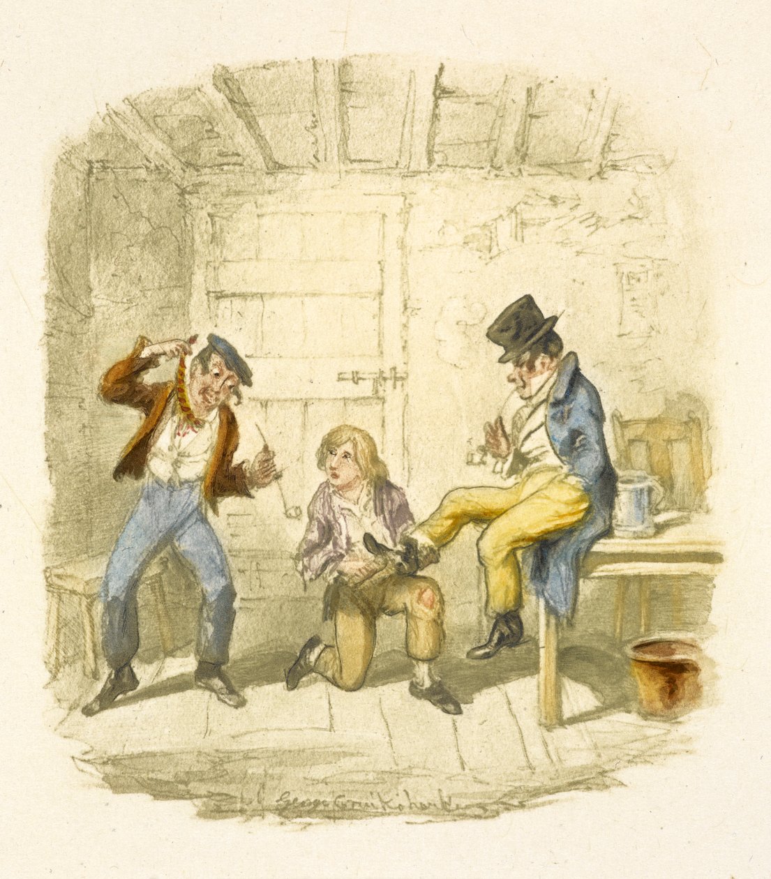 Illustrazione per "Oliver Twist" da George Cruikshank