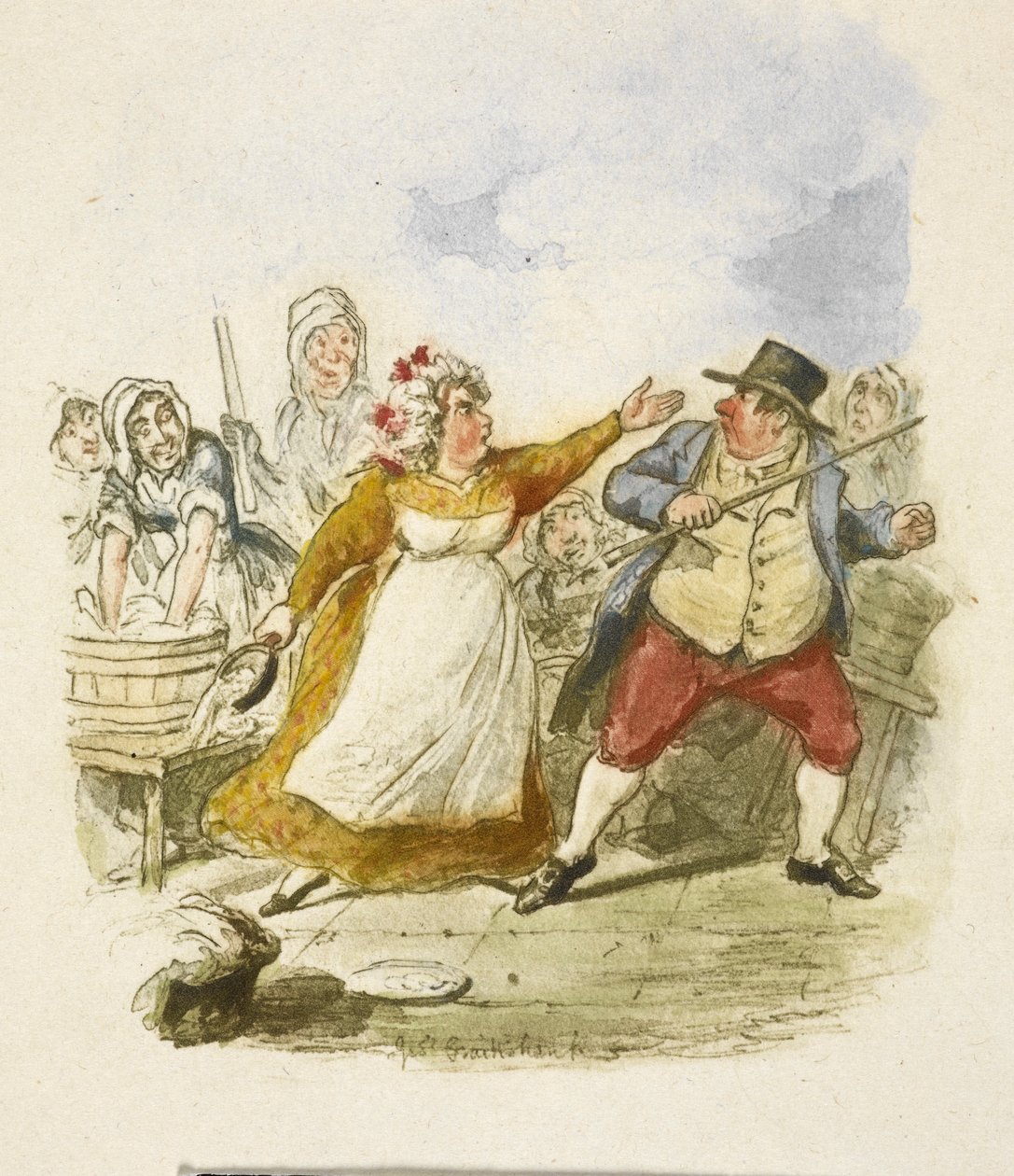 Illustrazione per "Oliver Twist" da George Cruikshank