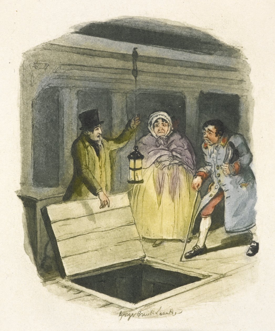Illustrazione per "Oliver Twist" da George Cruikshank