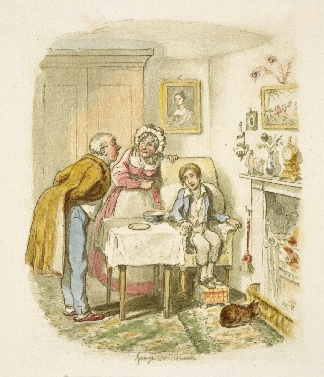 Illustrazione per "Oliver Twist" da George Cruikshank