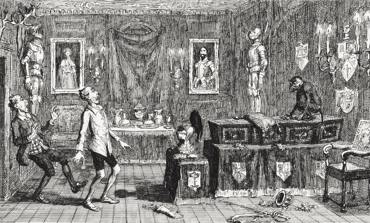 MacCallum e Hutcheon, illustrazione da 'Redgauntlet' di Sir Walter ...