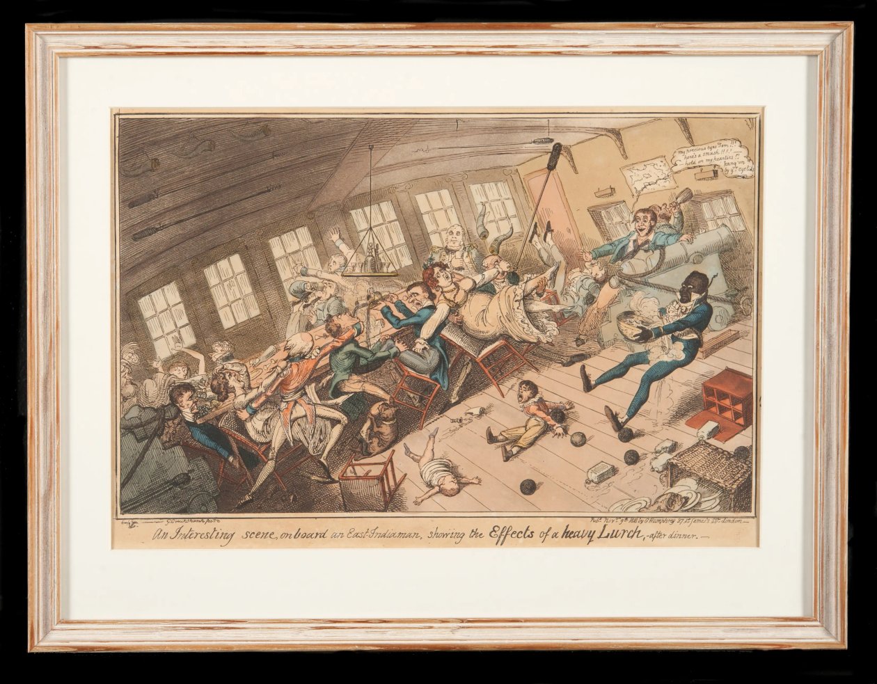 Salotto in movimento da George Cruikshank