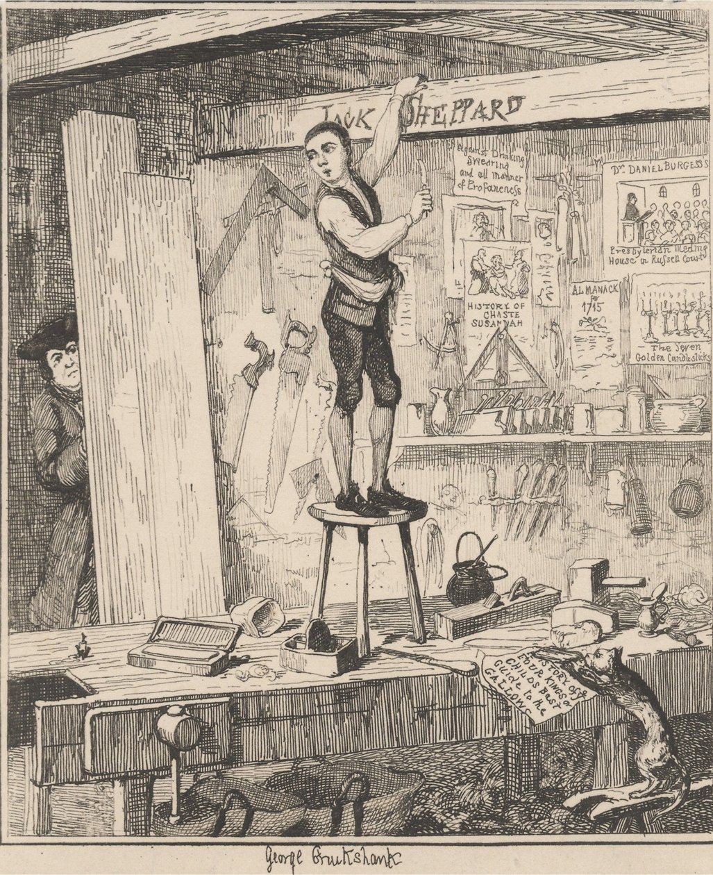 Il nome sulle travi da George Cruikshank