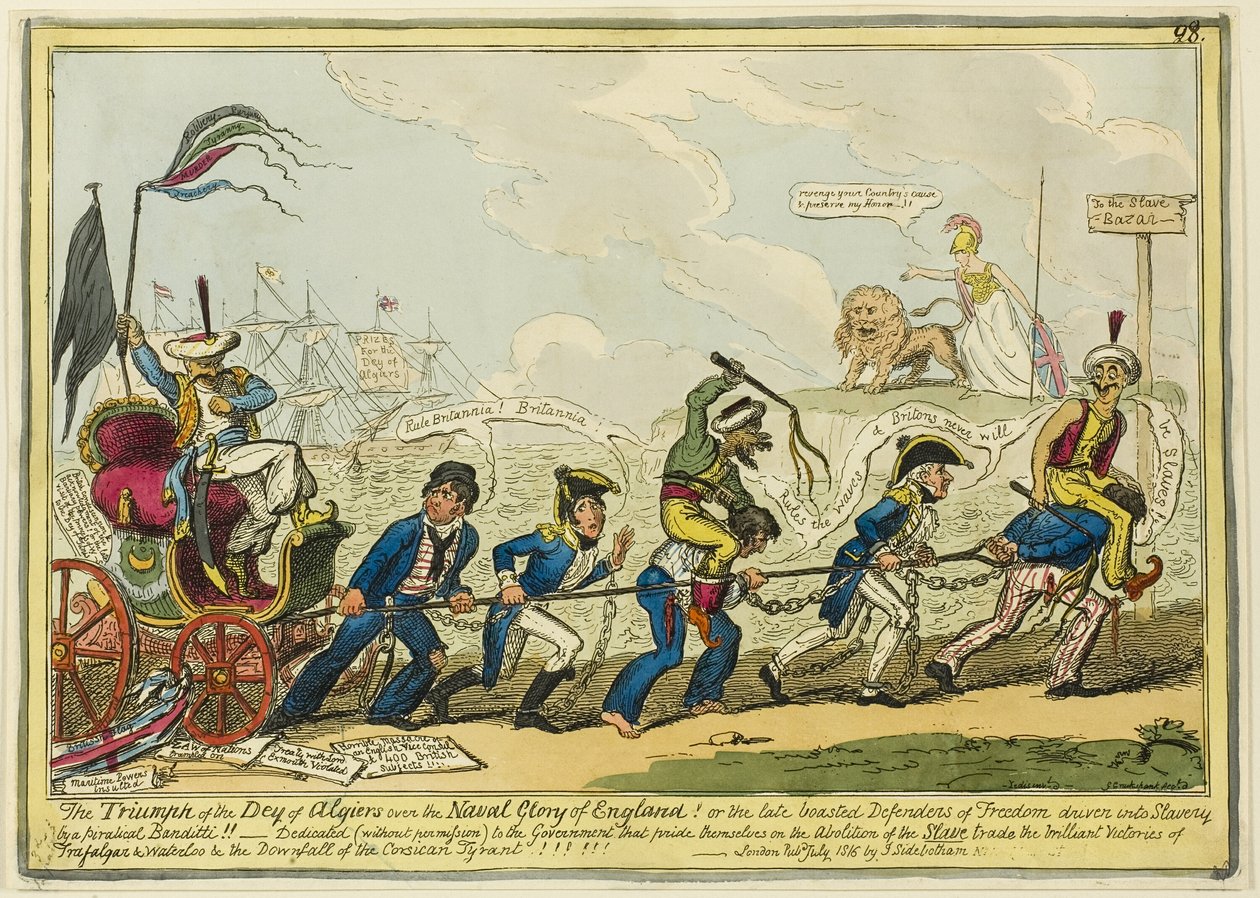 Il trionfo del Dey di Algeri sulla gloria navale dell