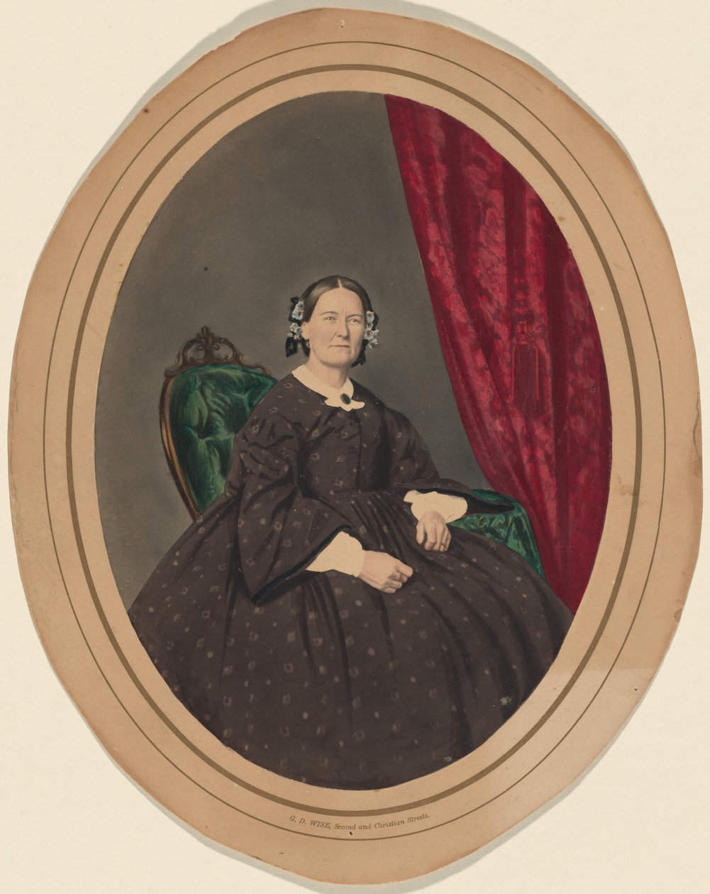 Sophie Hartman, 1860 (foto) da George D. Wise