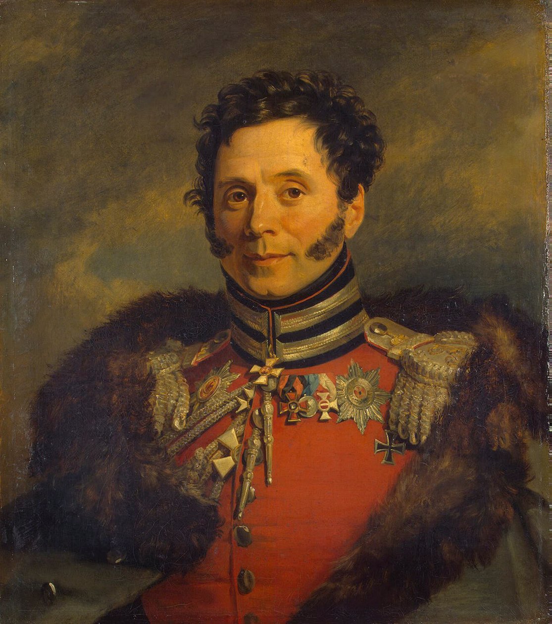 Ritratto del Generale Nikolai Ivanovich Depreradovich 1767-1843, prima del 1825 da George Dawe