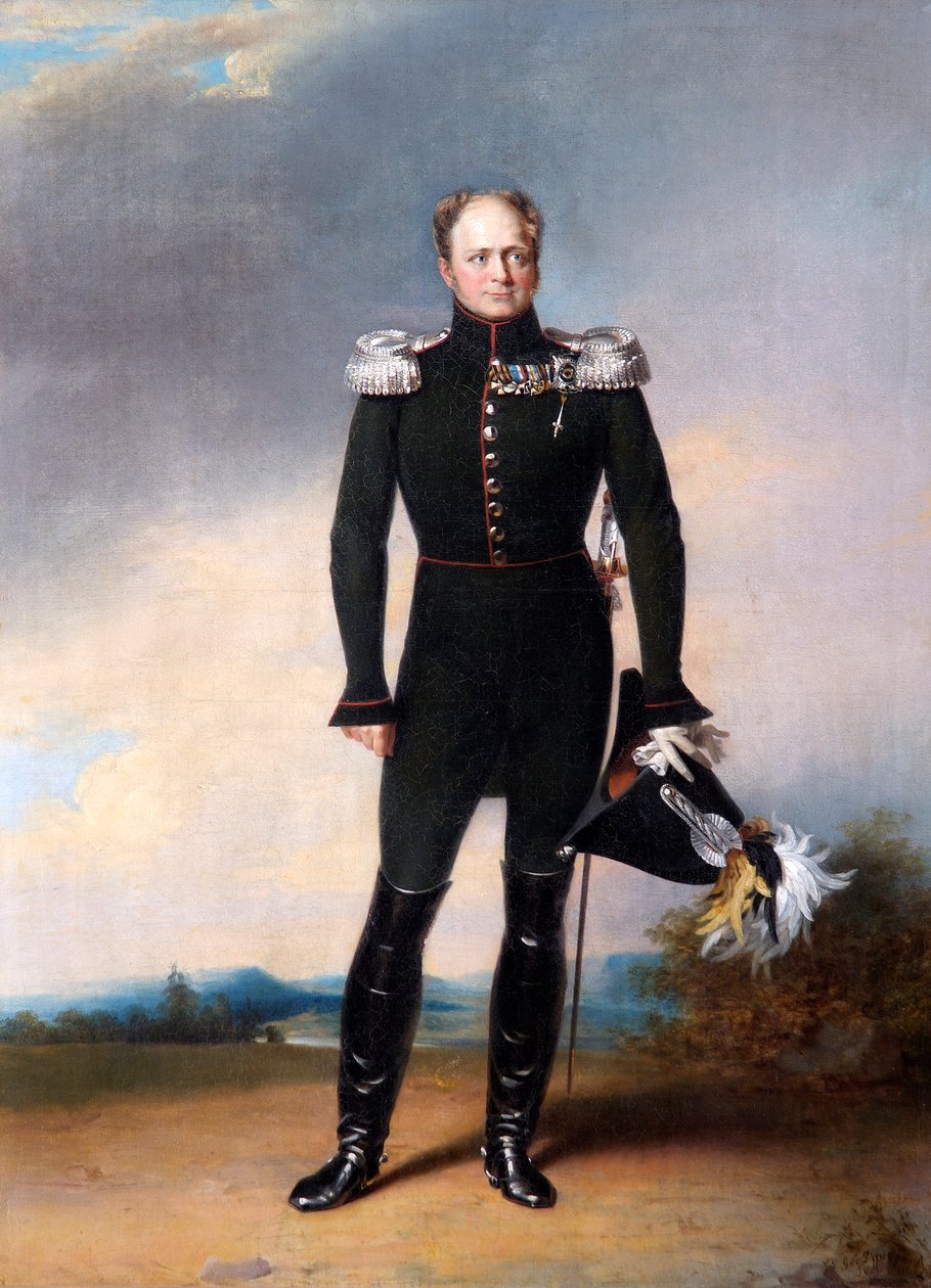 Ritratto dello Zar Alessandro I di Russia, 1825 da George Dawe