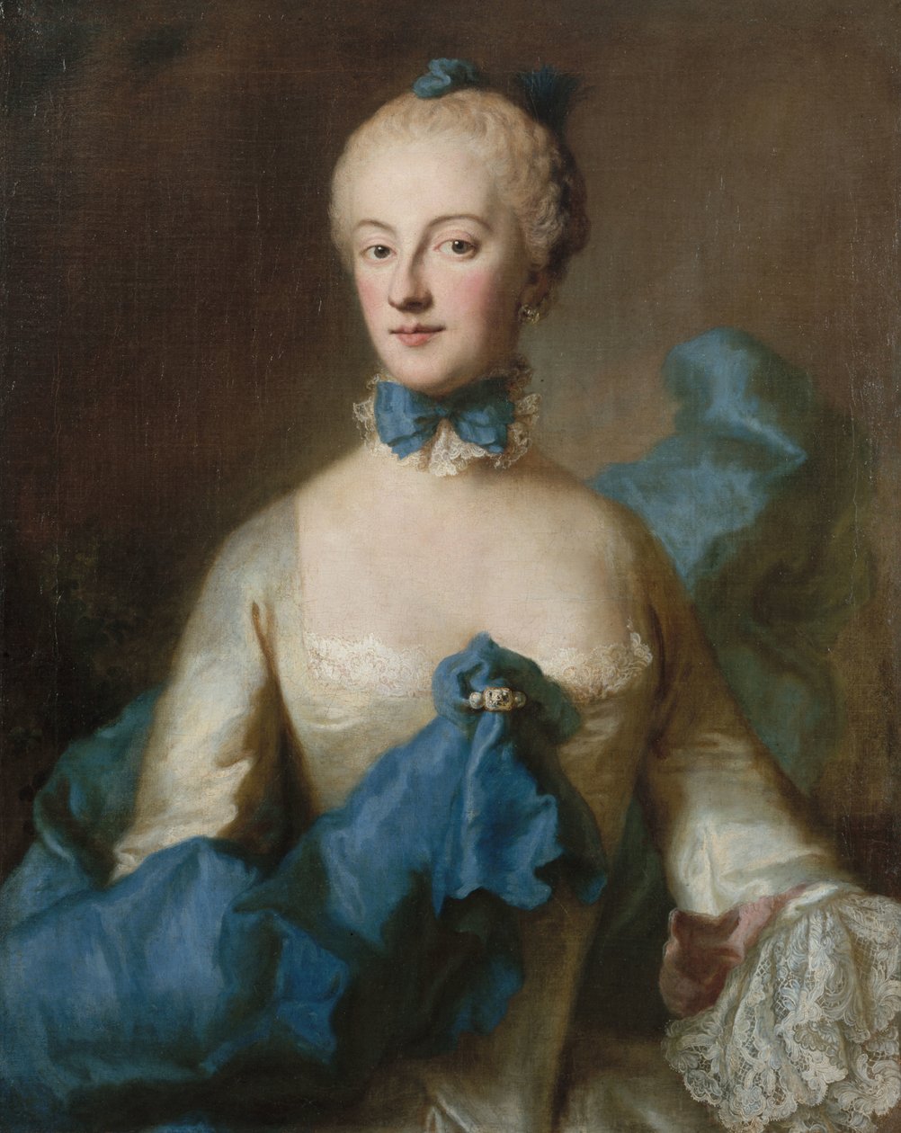 Duchessa Maria Anna Josepha di Baviera, Margravia di Baden-Baden da George Desmarées