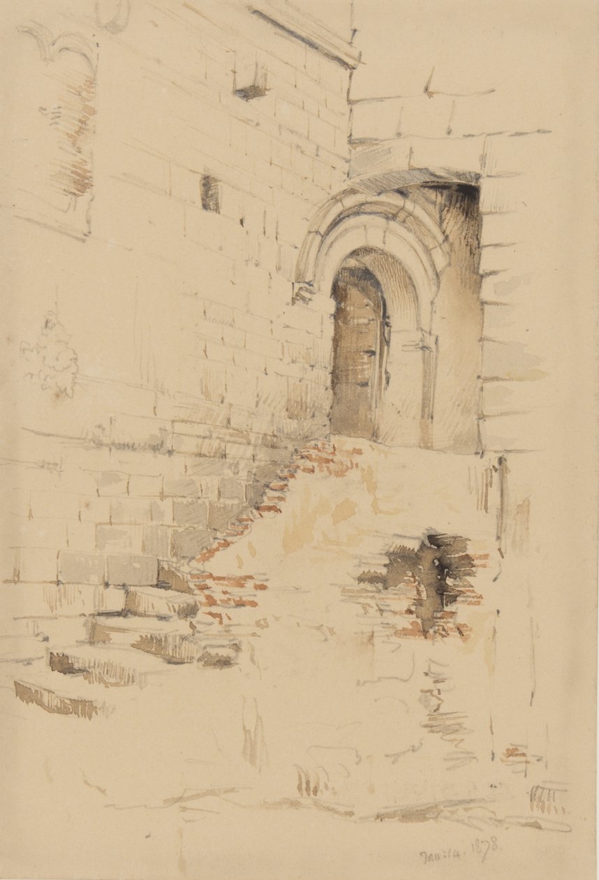 In un cortile adiacente a S. Siro, San Remo da George Douglas Tinling