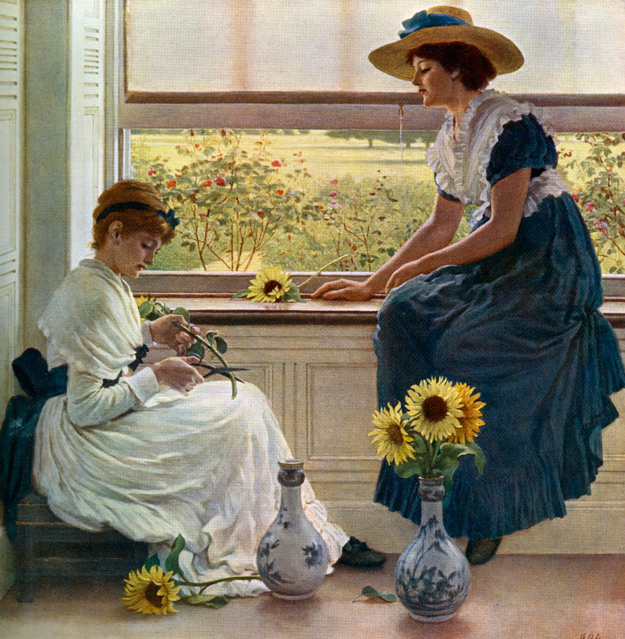 Fiori di Sole e Luna, 1890, 1912 da George Dunlop Leslie