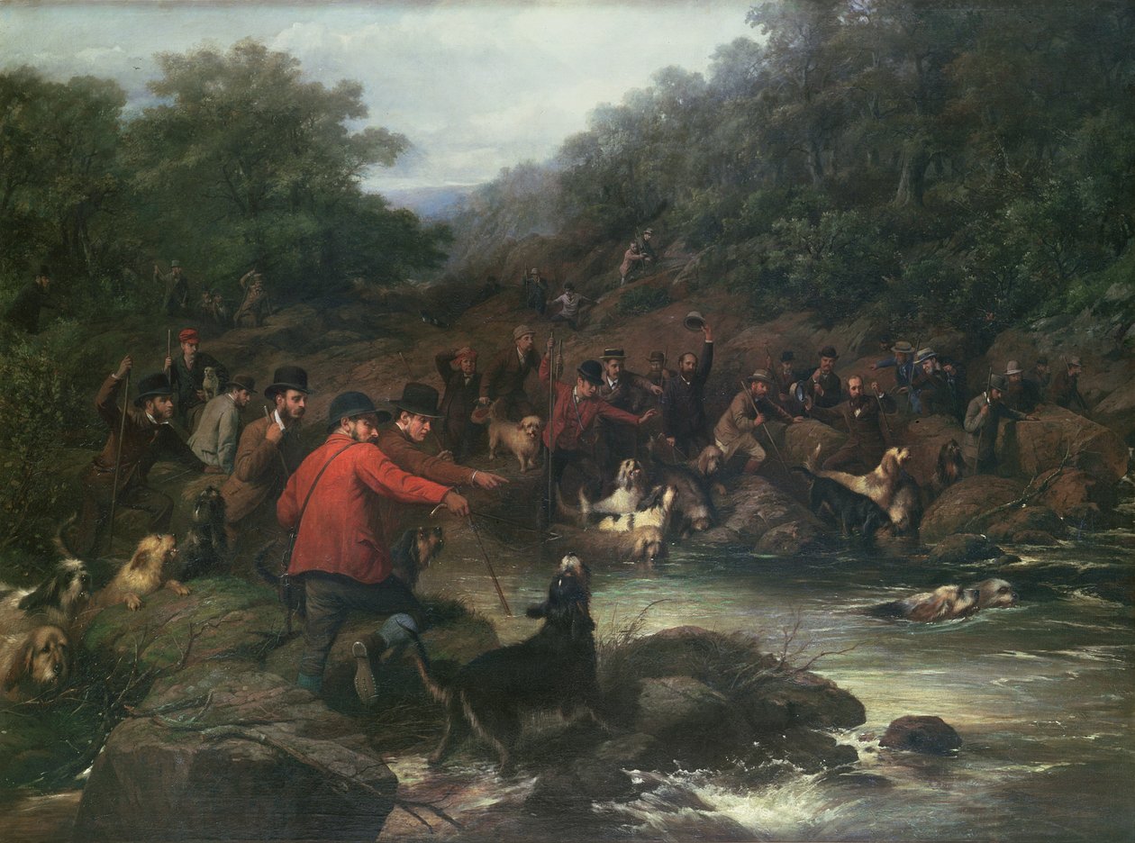 La caccia alla lontra di Carlisle da George Earl