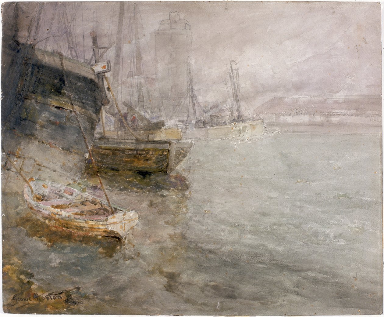 Molo dei pescatori di North Shields da George Edward Horton