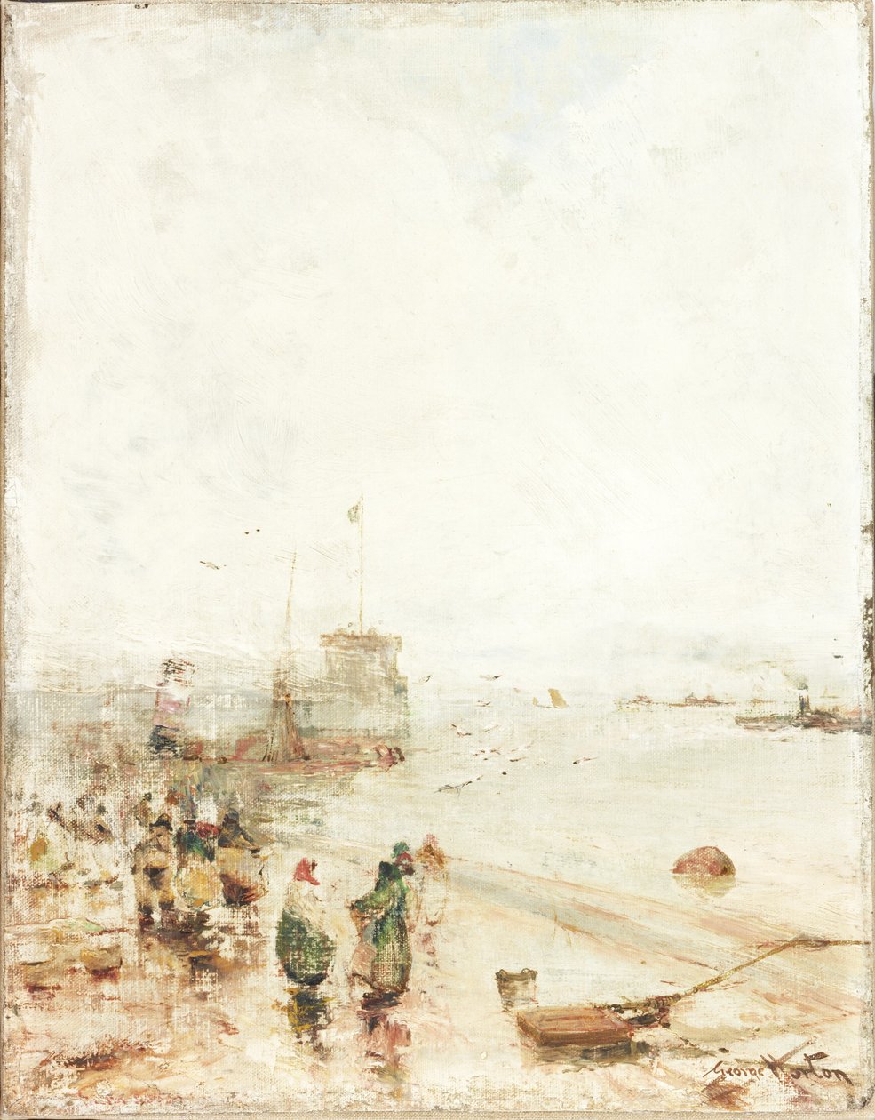 Molo dei pescatori di North Shields da George Edward Horton