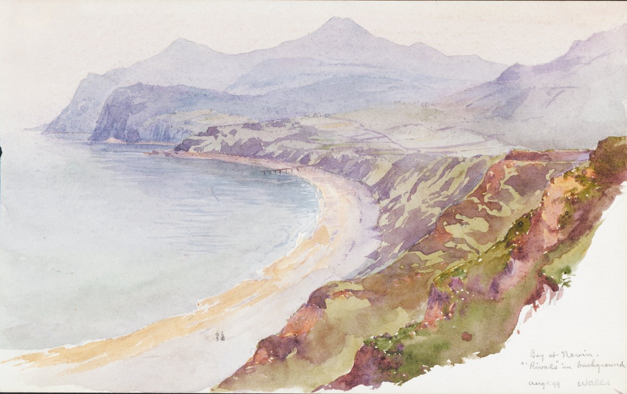 Baia a Nevin, Galles, 1899 da George Elbert Burr