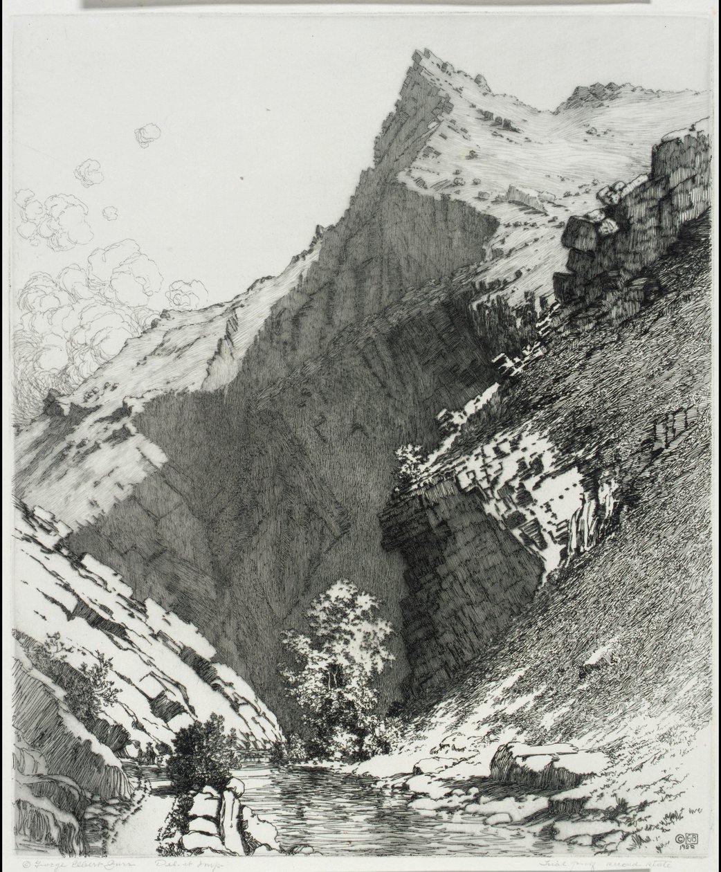 Canyon di Bear Creek, Denver, Colorado da George Elbert Burr