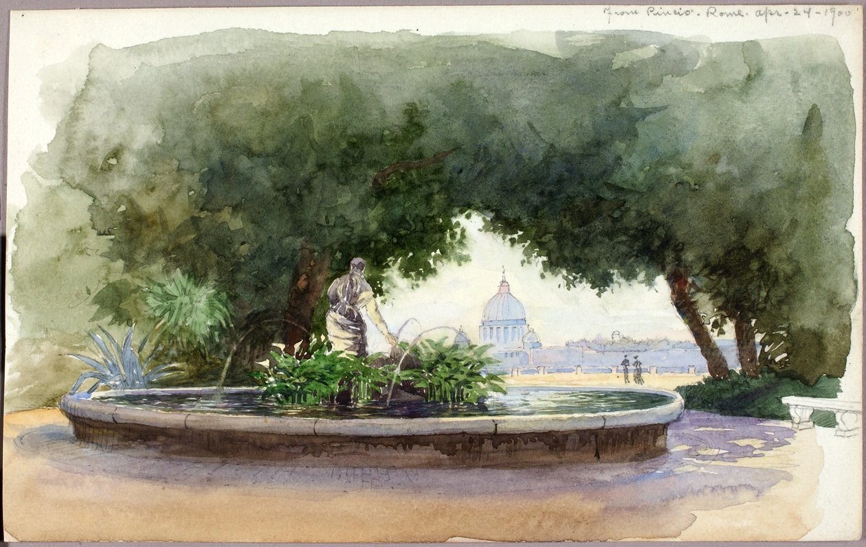 Dal Pincio, Roma da George Elbert Burr
