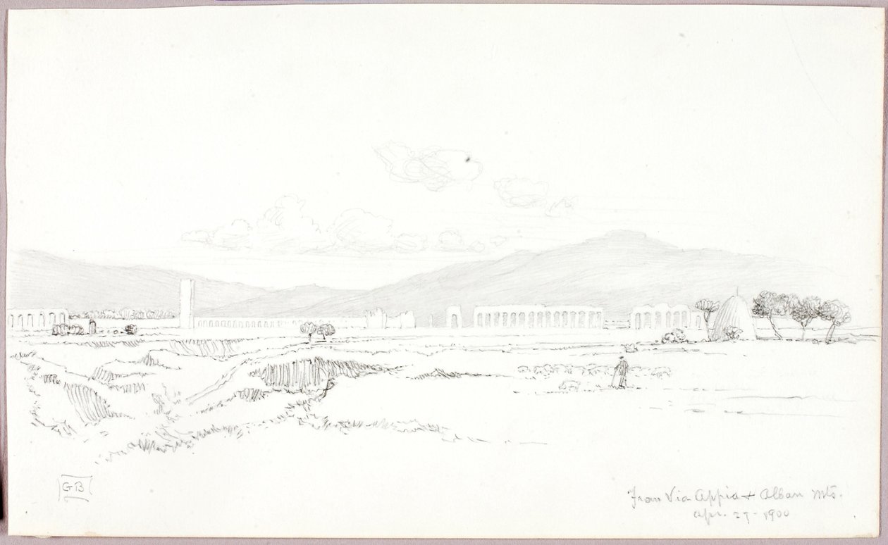 Dalla Via Appia e dai Monti Albani da George Elbert Burr